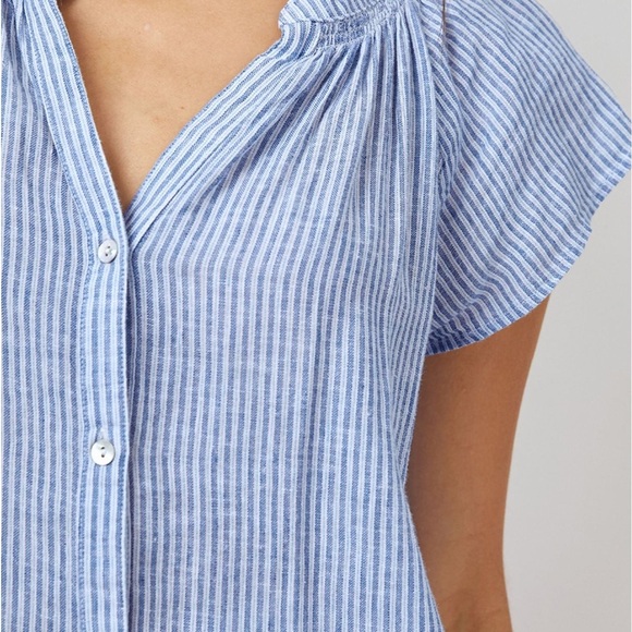 RAILS Linen Striped Alena Shirt - Picture 4 of 11